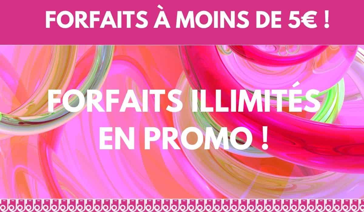 Forfaits mobiles en promotion dès 1 99