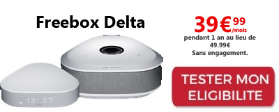 Freebox Delta avec Netflix, Prime et Disney+ inclus pour 39,99 ?