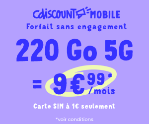 forfait cdiscount 200go de 5g