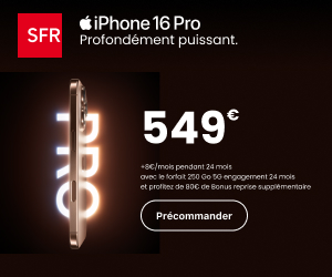 precommande iPhone 16 pro SFR