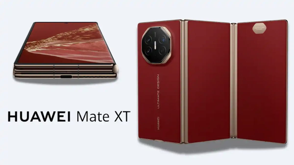 Huawei dévoile le Mate XT, le premier smartphone pliable en trois au monde