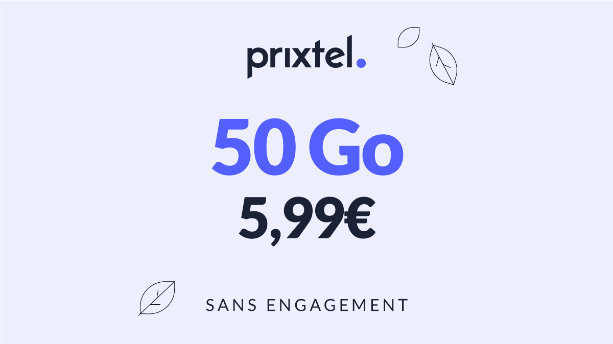 Forfait Le petit 50 à 70 Go Prixtel