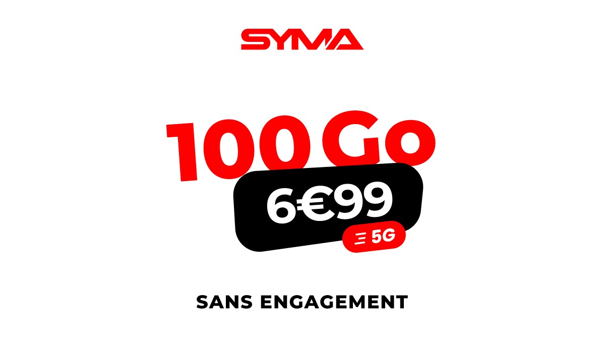 Forfait Le six 100 Go Syma Mobile