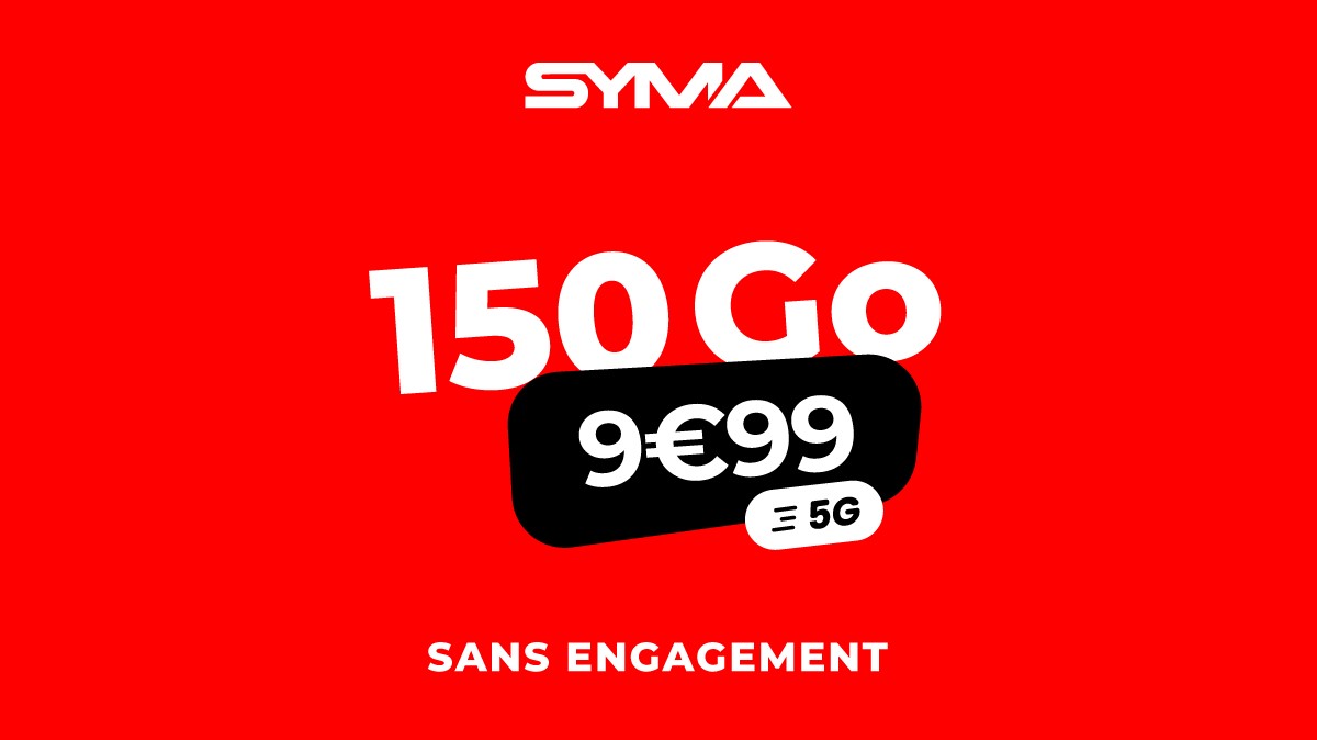Forfait Le neuf 150 Go Syma Mobile