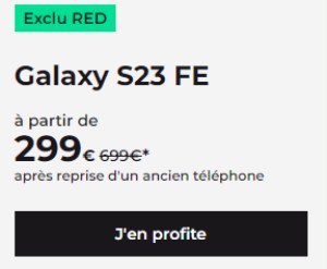 galaxy S23 FE promo RED