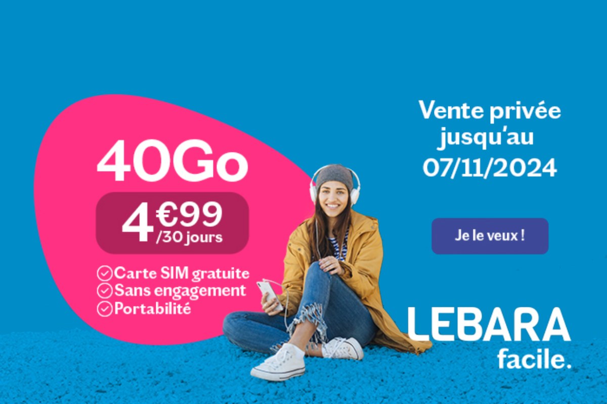 vente privee lebara mobile